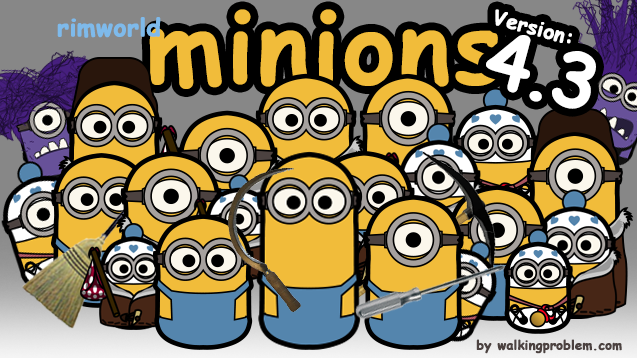 Minions 4.3 – Now Minions can use both Animals and Human parts!