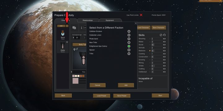 Starting as Apes for Rimworld of the Apes mod
